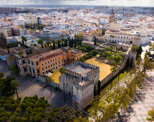 View of Alcazar of Jerez de la Frontera © JackF