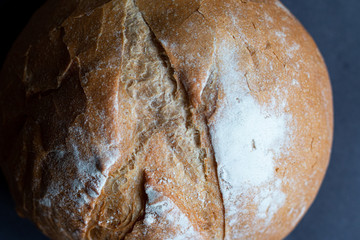 homemade healthy bread macro view