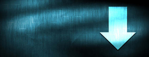 Download icon abstract blue banner background