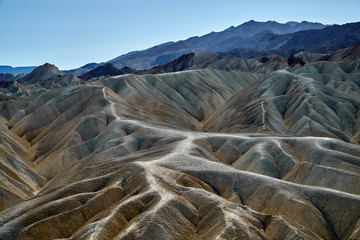 Death Valley with all of its lines, curves, and colors.