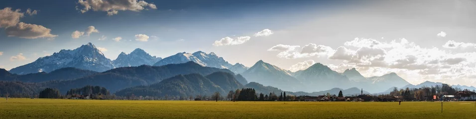 Bergpanorama bei Schwangau im Allgäu Bayern Deutschland © Stephan