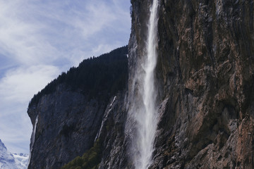 Lauterbrunnen valley in Swiss Alps