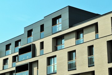 modern apartment building