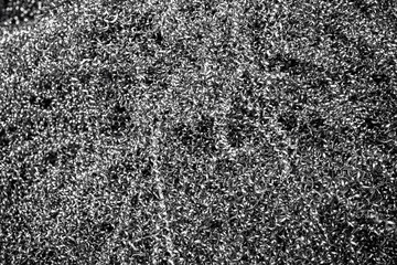 Metal shavings. Pile of metal sawdust from cnc machining.