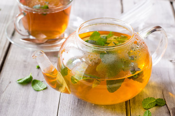 Tea with mint