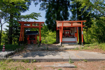 Fototapeta na wymiar 神社の鳥居