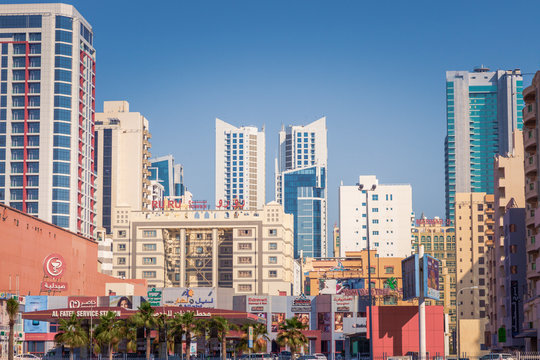 City skyline in Manama, Bahrain