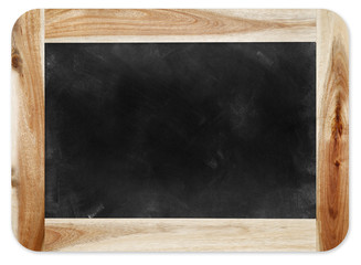 Empty framed blackboard