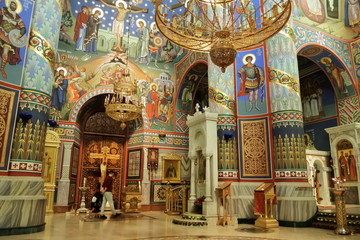 Obraz premium interior of st vitus cathedral of christ 