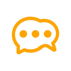 Chat icon, sms icon, comments icon, speech bubbles Icon