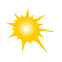 Creative design of sun illustration