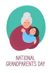 Mother's Day. Mother with girl reading book 