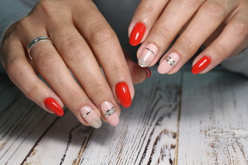 glamorous beautiful manicure