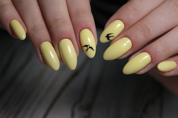 glamorous beautiful manicure