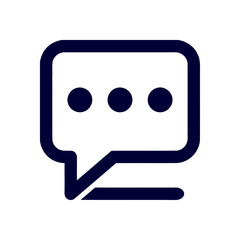 Chat icon, sms icon, chat, bubble, comments icon, communication, talk icon, speech bubbles blue color  Icon 