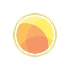 Creative design of sun illustration