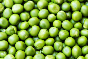 Green peas background