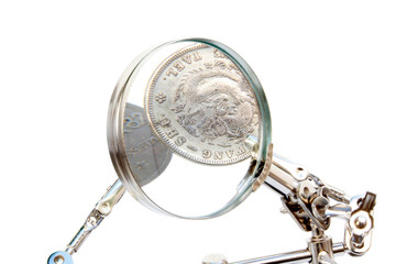 Fototapeta premium detailed analysis of currencies