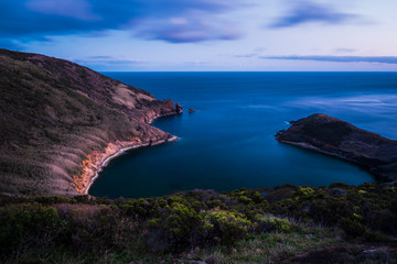 view of the coast of Faial Island