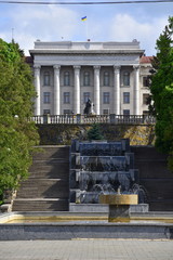 Miasto Łuck fontanna kaskada © Albin Marciniak