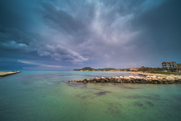 Fototapeta premium Waters of the Alykes Bay in Zante Island