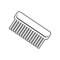 Hairbrush icon. Element of Spa for mobile concept and web apps icon. Outline, thin line icon for website design and development, app development