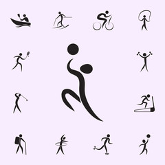 basketball fight for the ball icon. Elements of sportsman icon. Premium quality graphic design icon. Signs and symbols collection icon for websites, web design, mobile app on white background
