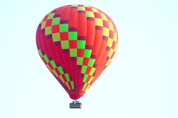 Passenger balloon flying in the sky Cappadocia