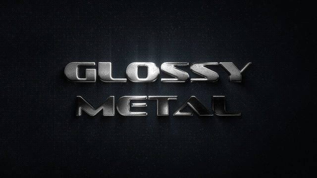 Glossy Metal Titles