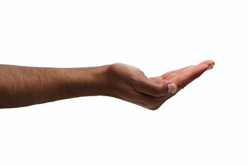 isolated hand