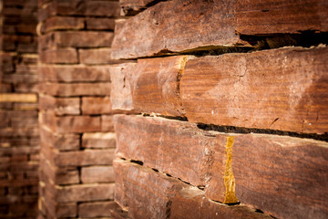 Construction in the Grand Canyon National Park West Rim, Arizona, USA