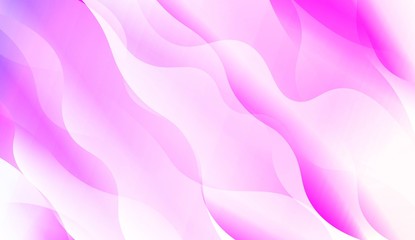 Futuristic Color Design Geometric Wave Shape, Lines. For Your Design Wallpapers Presentation. Vector Illustration with Color Gradient.