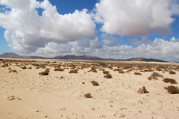 Desierto nubes