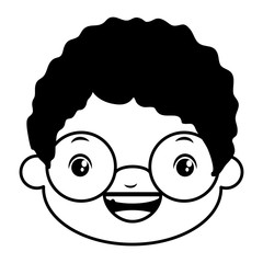 smiling boy face