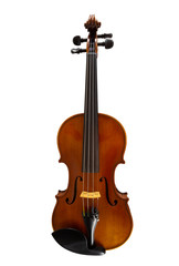 Fototapeta na wymiar An isolated image of violin on white background