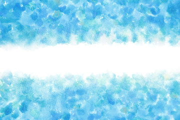 空 雲 青 夏 水彩 背景