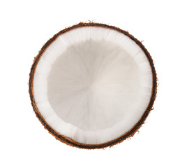 coconuts isolated on the white background.