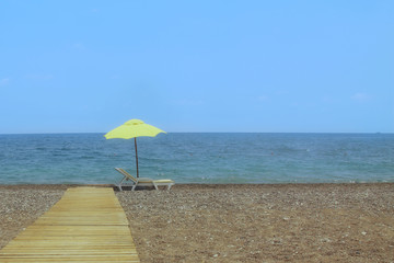 umbrella on the beach