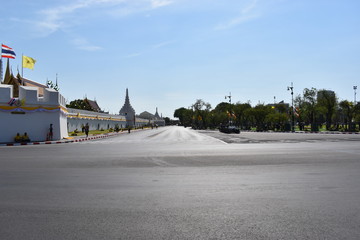 Obraz premium Na Pralan Road Grand Palace Bangkok Thailand