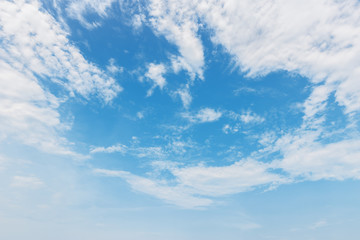 Blue Sky and Cloud Background
