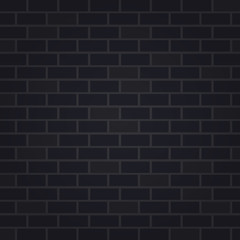 dark black brick wall background illustration vector