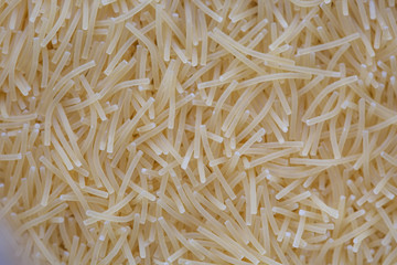 angel hair vermicelli raw uncooked pattern texture macro