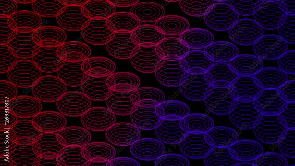 Aufkleber abstract line 3d virtual isometric sphere lighting moving, technology network digital data transfer 