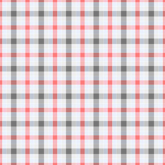 Tartan Vector Seamless Patterns, Pink And Grey