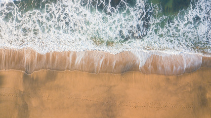 Aerial View of Rocky Coast and Beach of Great Ocean Road, Australia