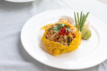 Pad Thai and wrapped in egg.thai food © ohhh_photo