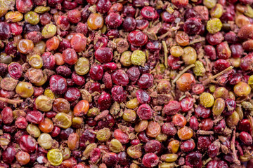black pepper raw berries