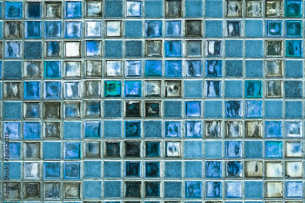 Poster tile pattern background