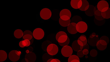 Red Romantic Love Bokeh for background texture overlays. Magic glitter.