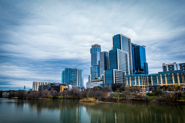 Fototapeta na wymiar Austin, Texas downtown skyline